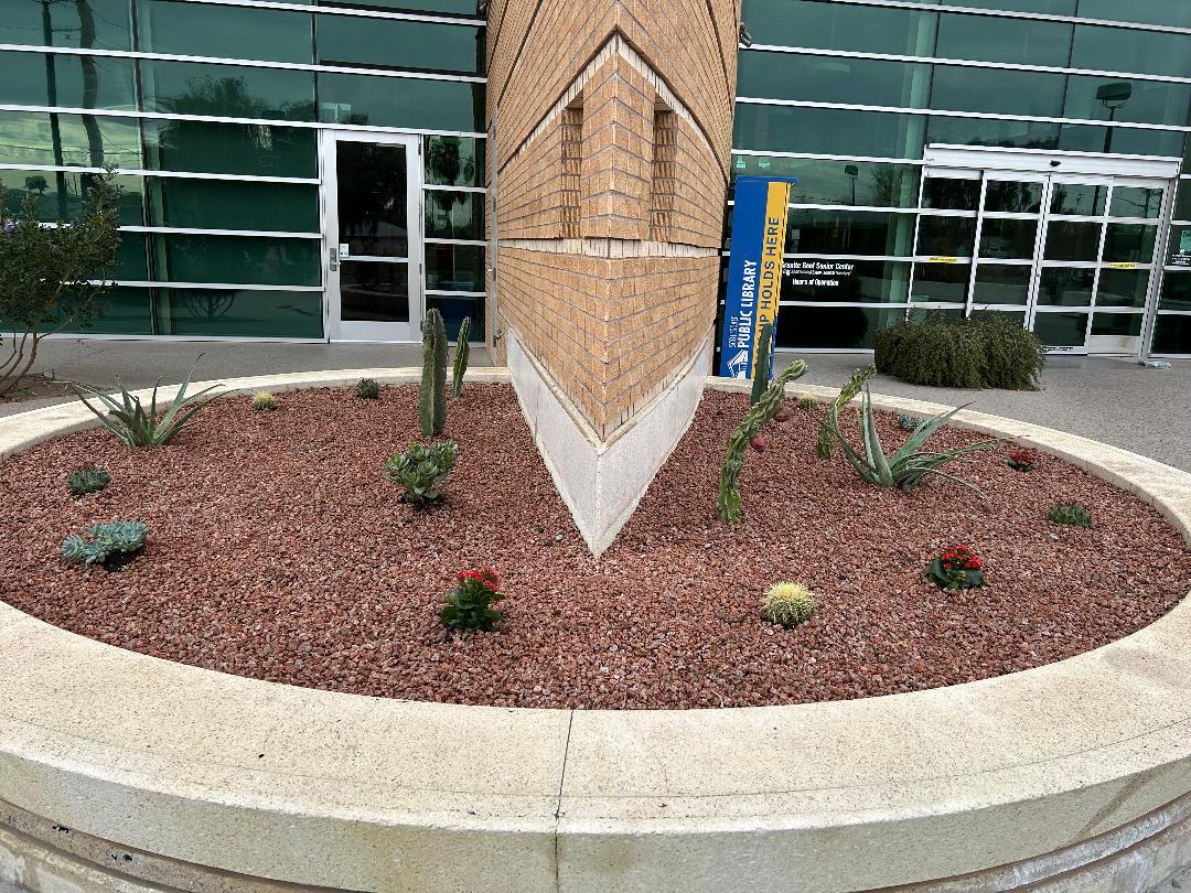 Completed Granite Reef Senior Center fountain renovation